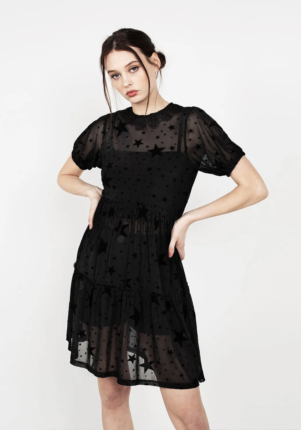 ORION SHEER DRESS sold by Disturbia product image thumbnail 4