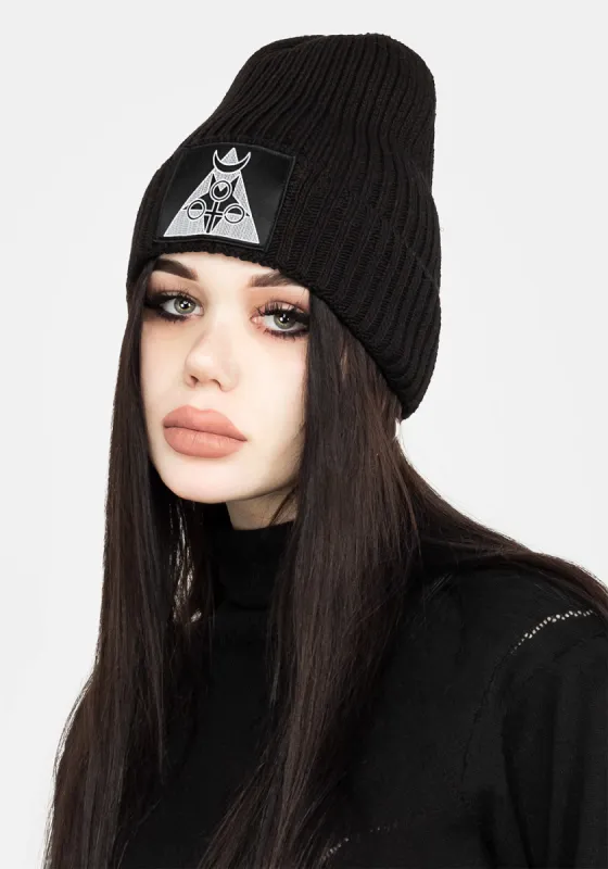 MANTRA WASHED LOGO BEANIE sold by Disturbia