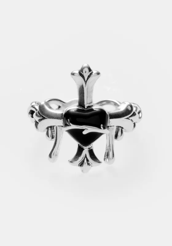 Sacred Heart Ring sold by Disturbia
