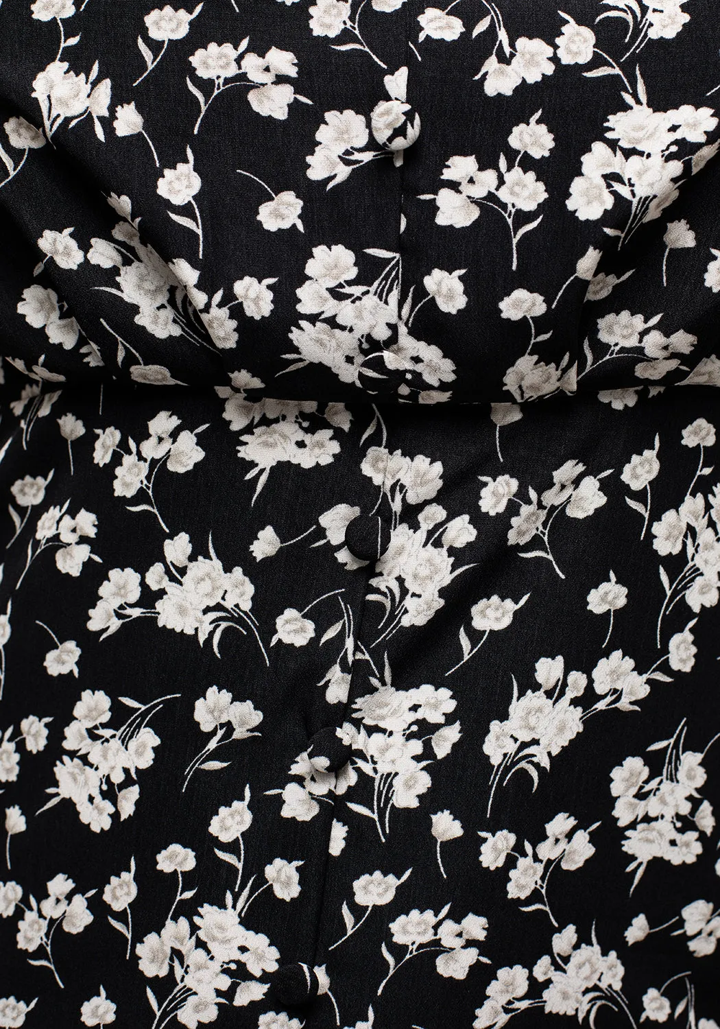 Demeter Print V-Neck Button Down Midi Dress sold by Disturbia product image thumbnail 4