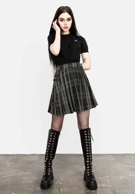 Bittersweet Check Mini Skirt sold by Disturbia