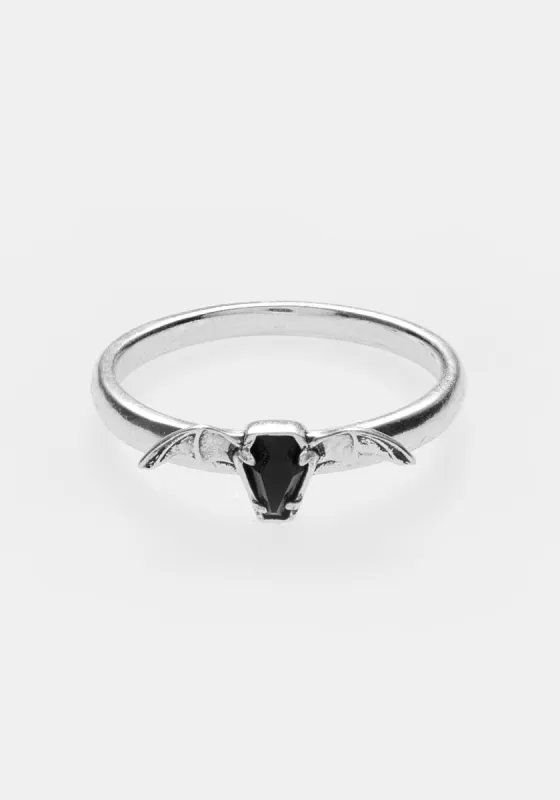 Afterlife Silver Ring sold by Disturbia