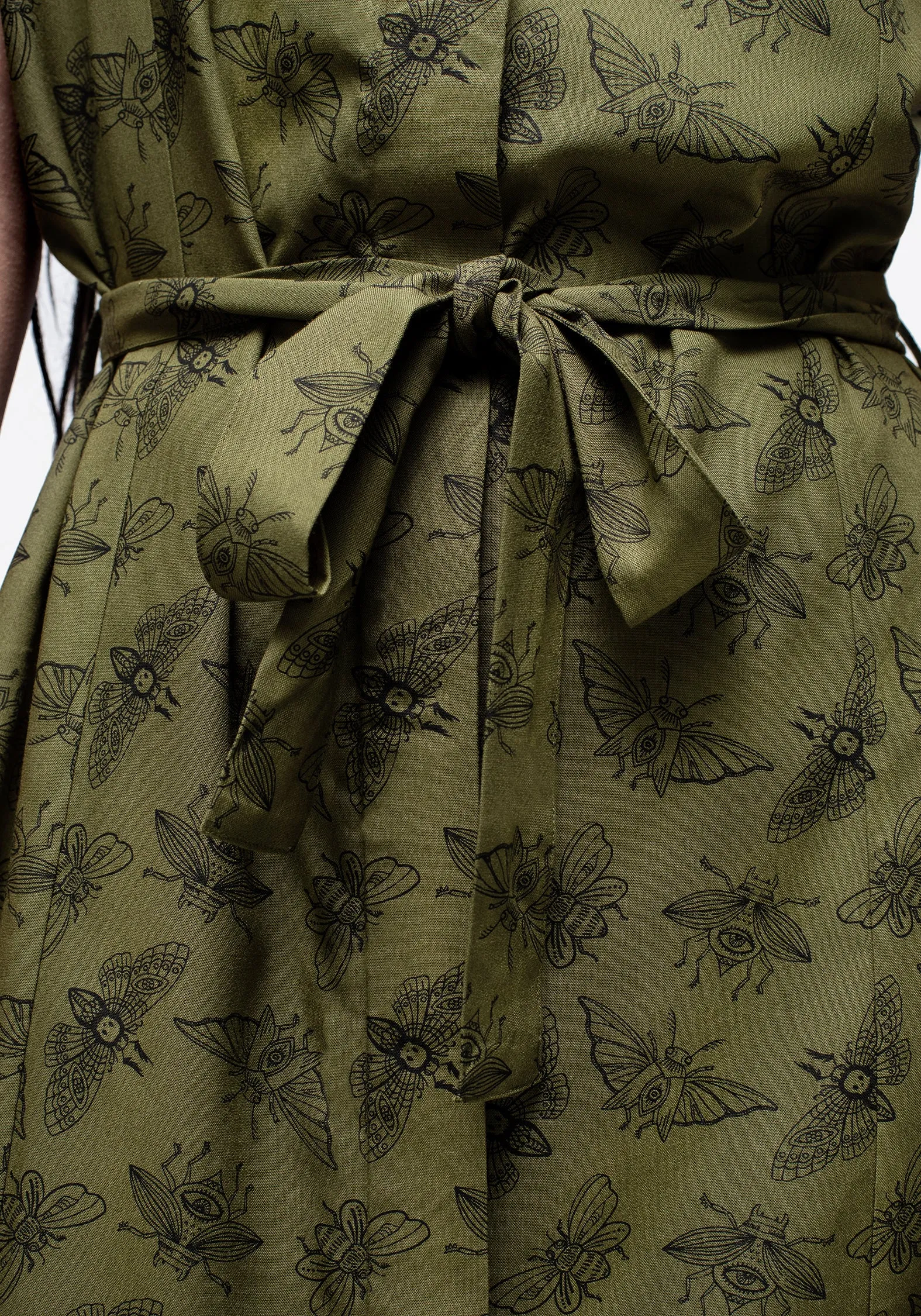 Mortmoth Print Midi Shirt Dress - Green sold by Disturbia product image thumbnail 2