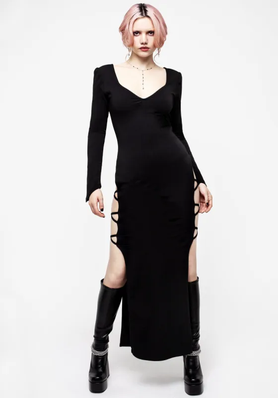Duchess Cut Out Maxi Dress sold by Disturbia