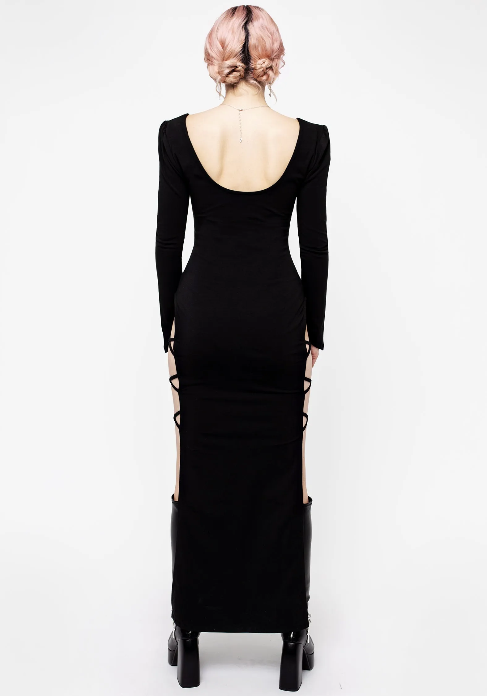 Duchess Cut Out Maxi Dress sold by Disturbia product image thumbnail 3