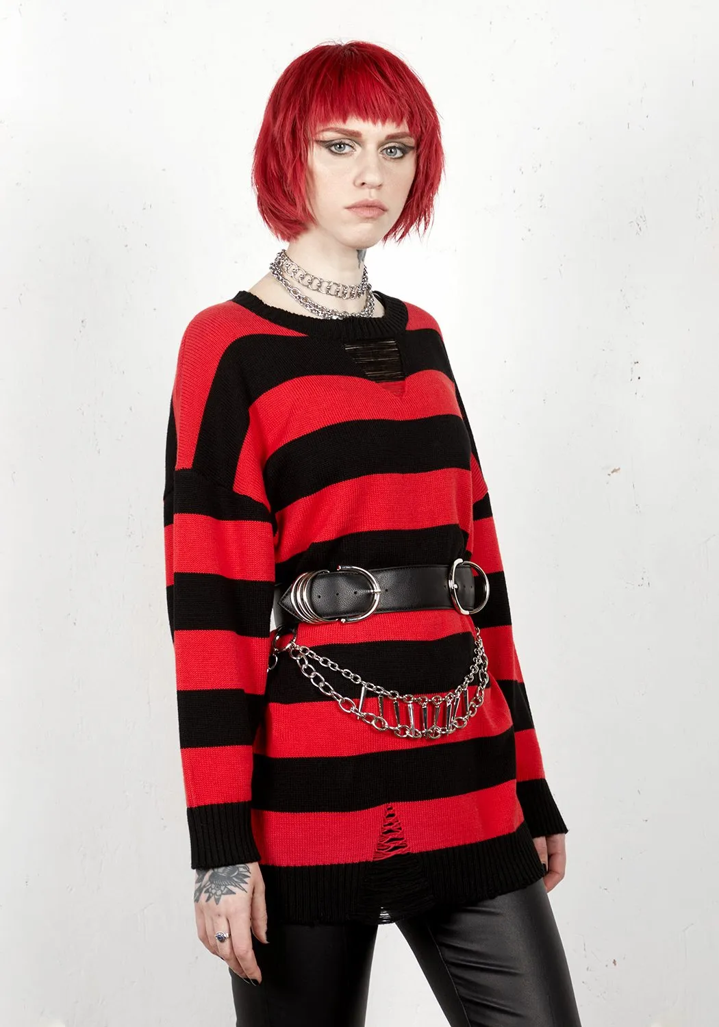 Damned Double Buckle Waist Belt sold by Disturbia product image thumbnail 2