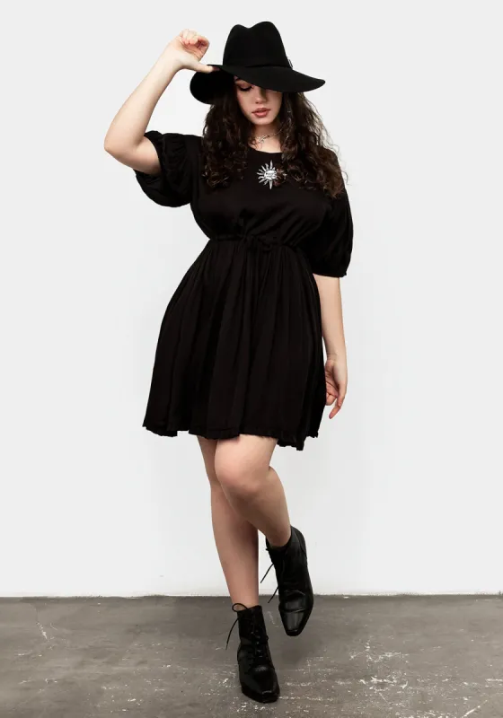 Priestess Embroidered Smock Dress sold by Disturbia