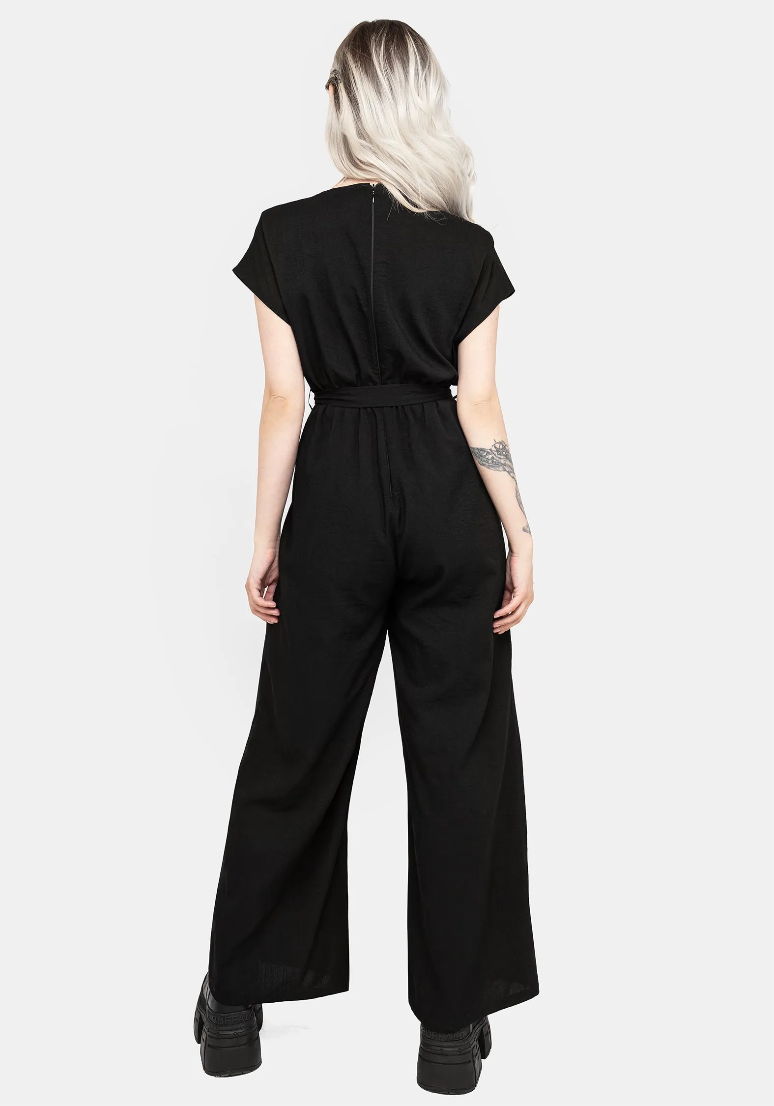 Vampyrum Embroidered Jumpsuit sold by Disturbia product image thumbnail 3