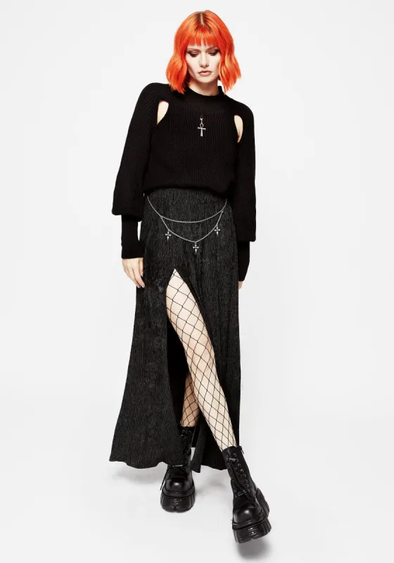 Thekla Co-Ord Split Maxi Skirt With Charm Belt sold by Disturbia