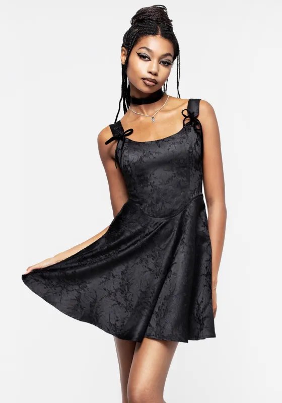 Aisha Jacquard Mini Corset Dress sold by Disturbia