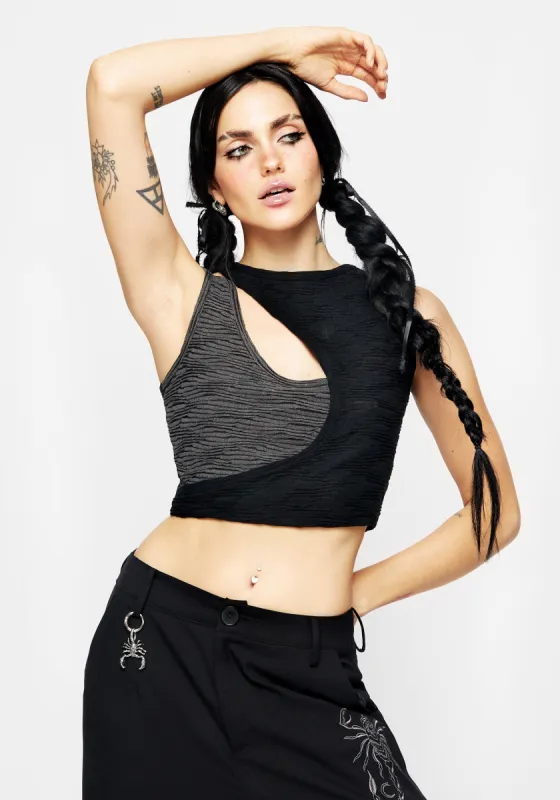 Pulsar Cut Out Top sold by Disturbia