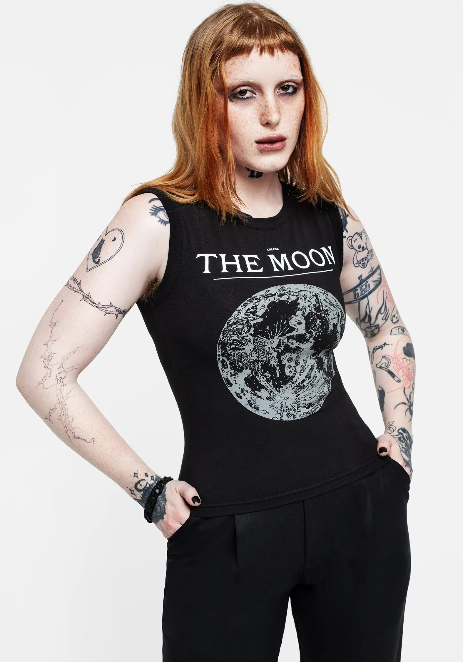 High Hopes Sleeveless Vest Top sold by Disturbia product image thumbnail 4