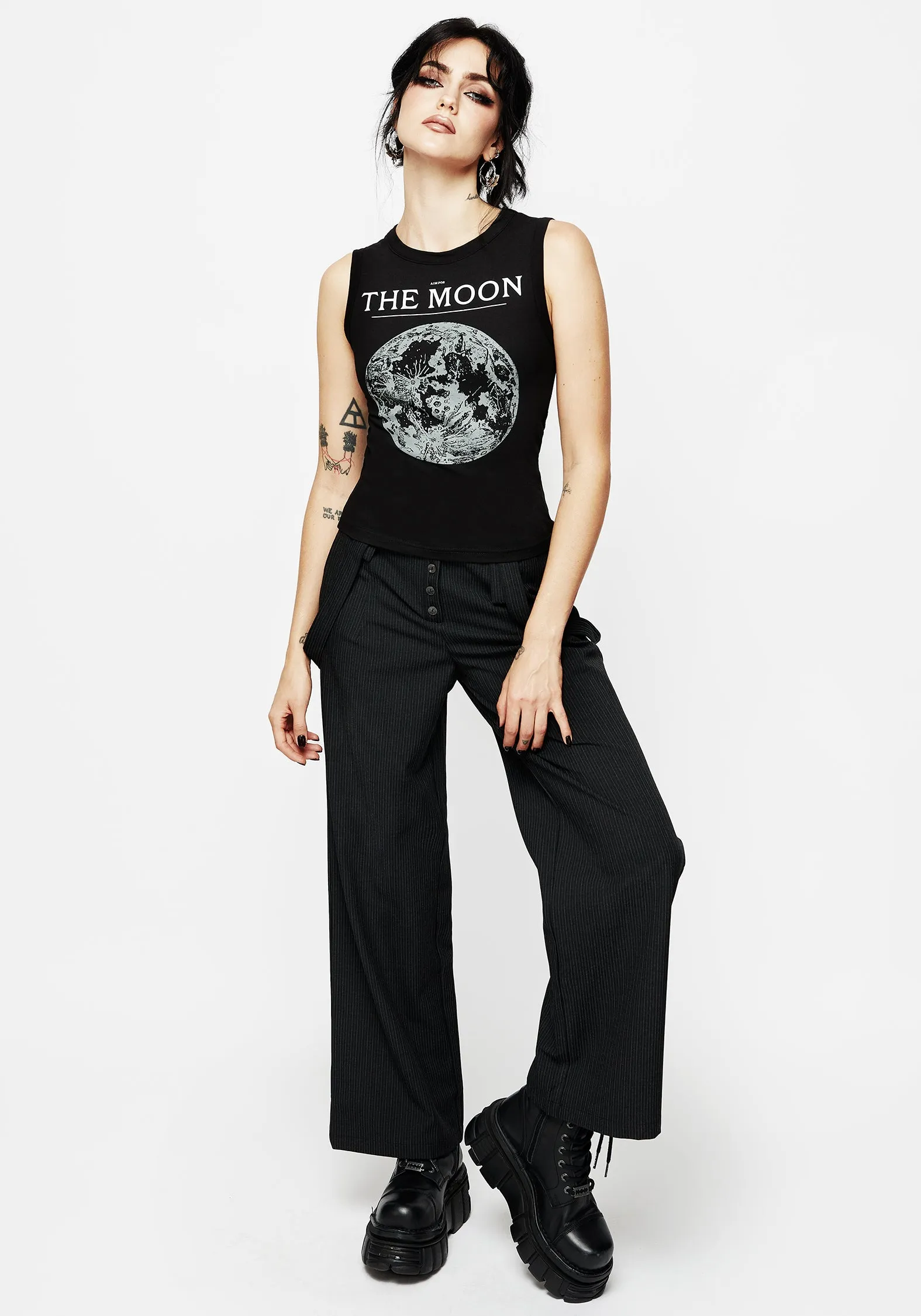 High Hopes Sleeveless Vest Top sold by Disturbia product image thumbnail 5