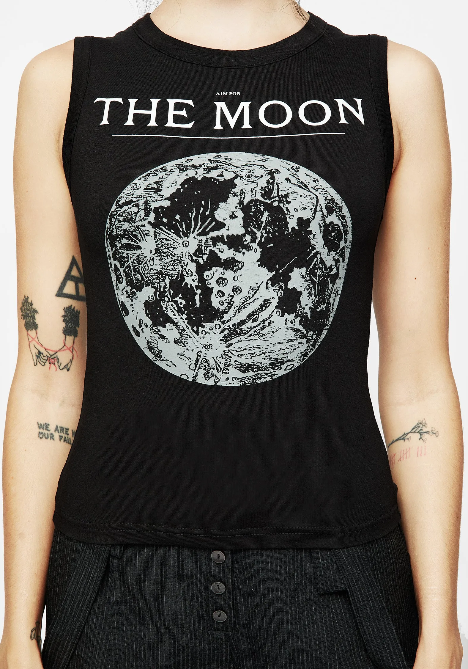 High Hopes Sleeveless Vest Top sold by Disturbia product image thumbnail 2