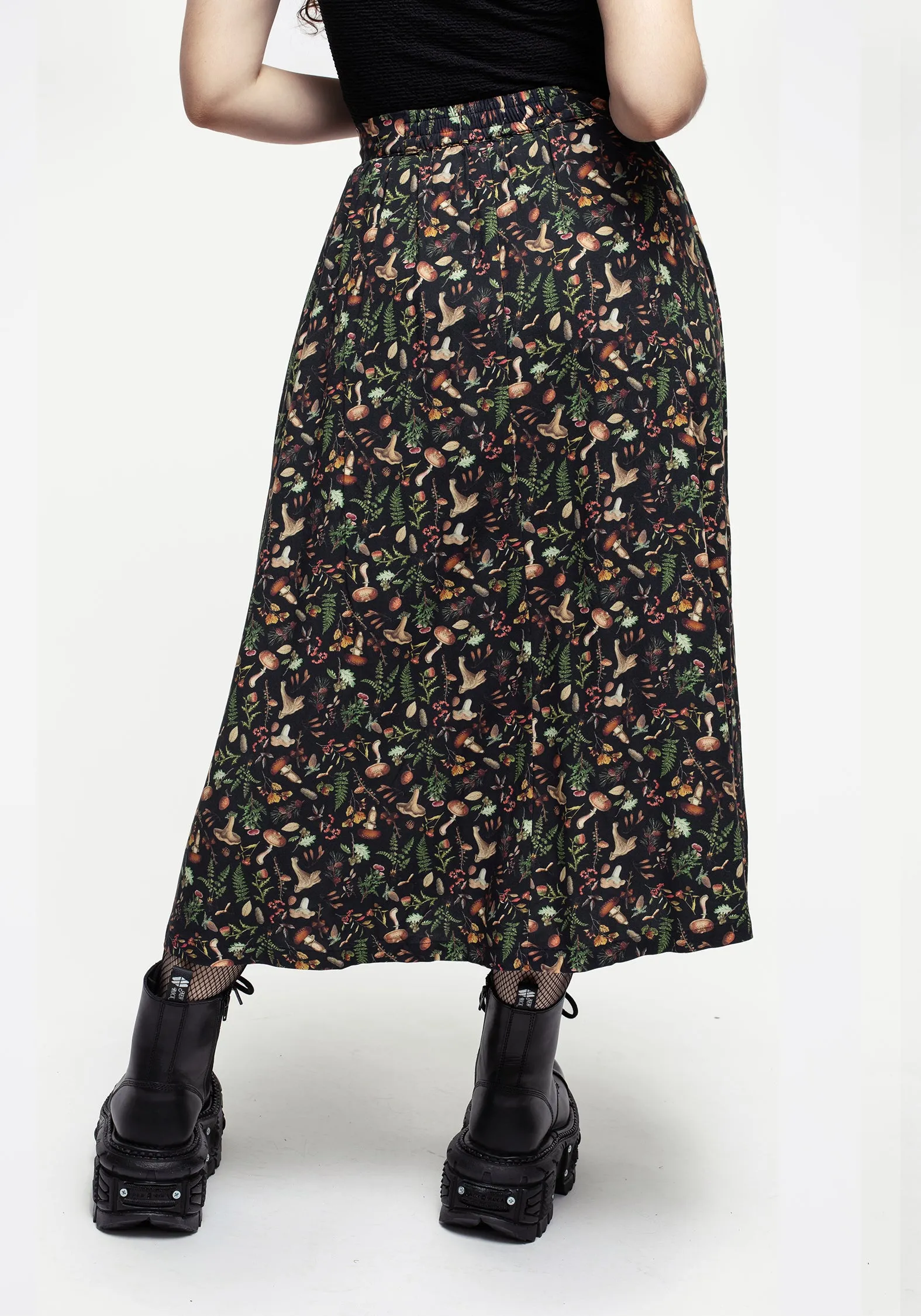Vasilisa Button Up Midi Skirt sold by Disturbia product image thumbnail 3