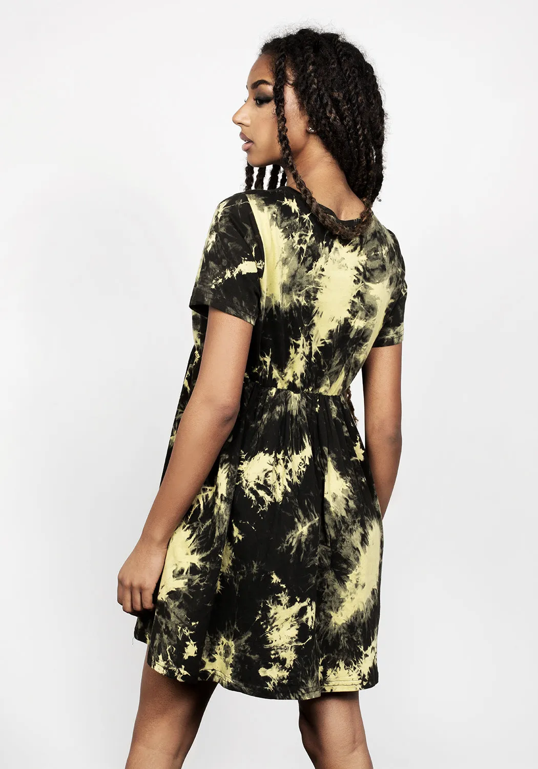 SCHOLOMANCE TIE DYE SKATER DRESS sold by Disturbia product image thumbnail 3