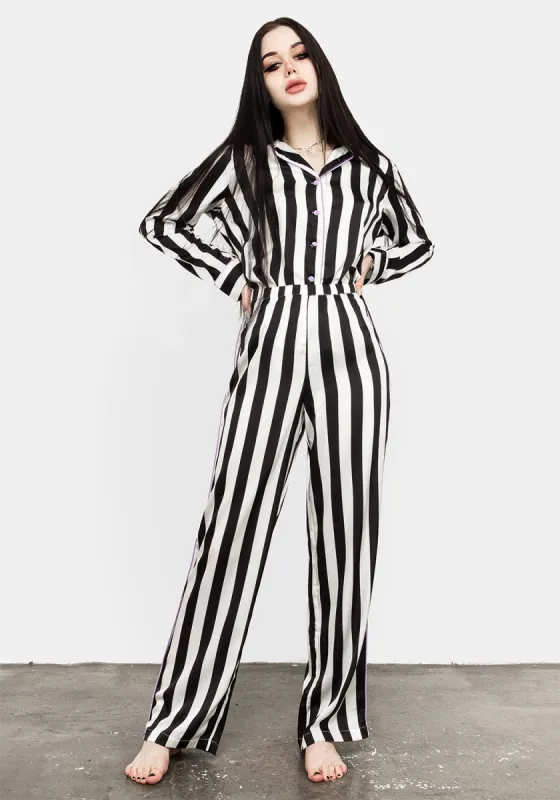 Beetle Pyjama Striped Pants sold by Disturbia