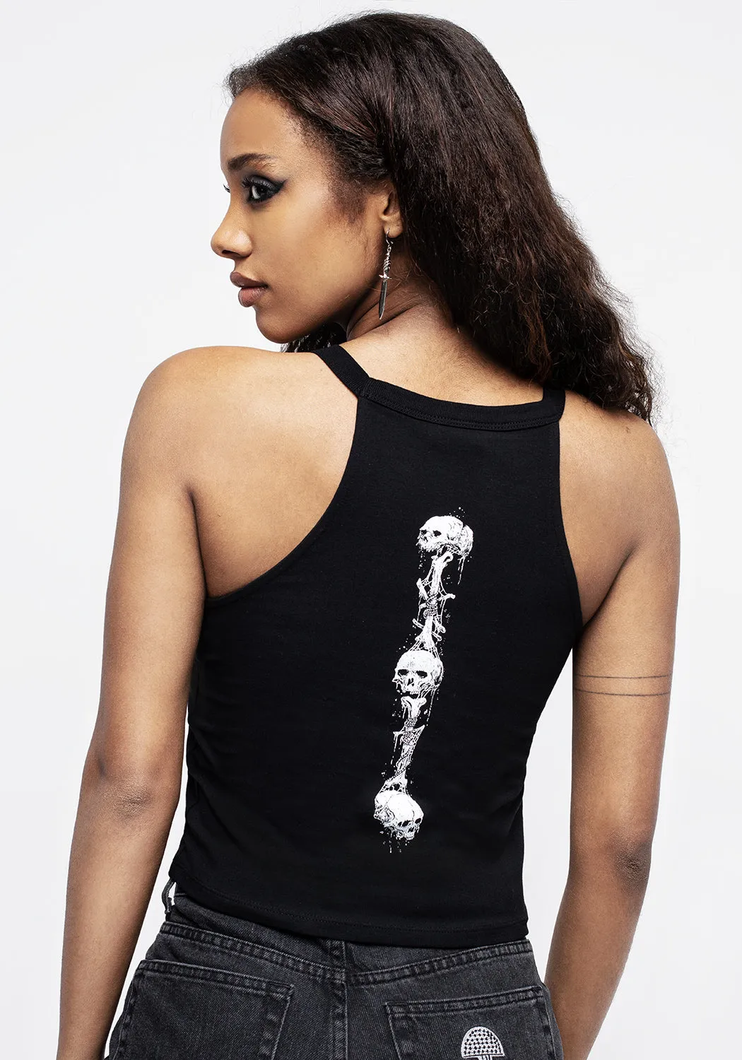 Temptation Snakes Racer Back Vest sold by Disturbia product image thumbnail 3