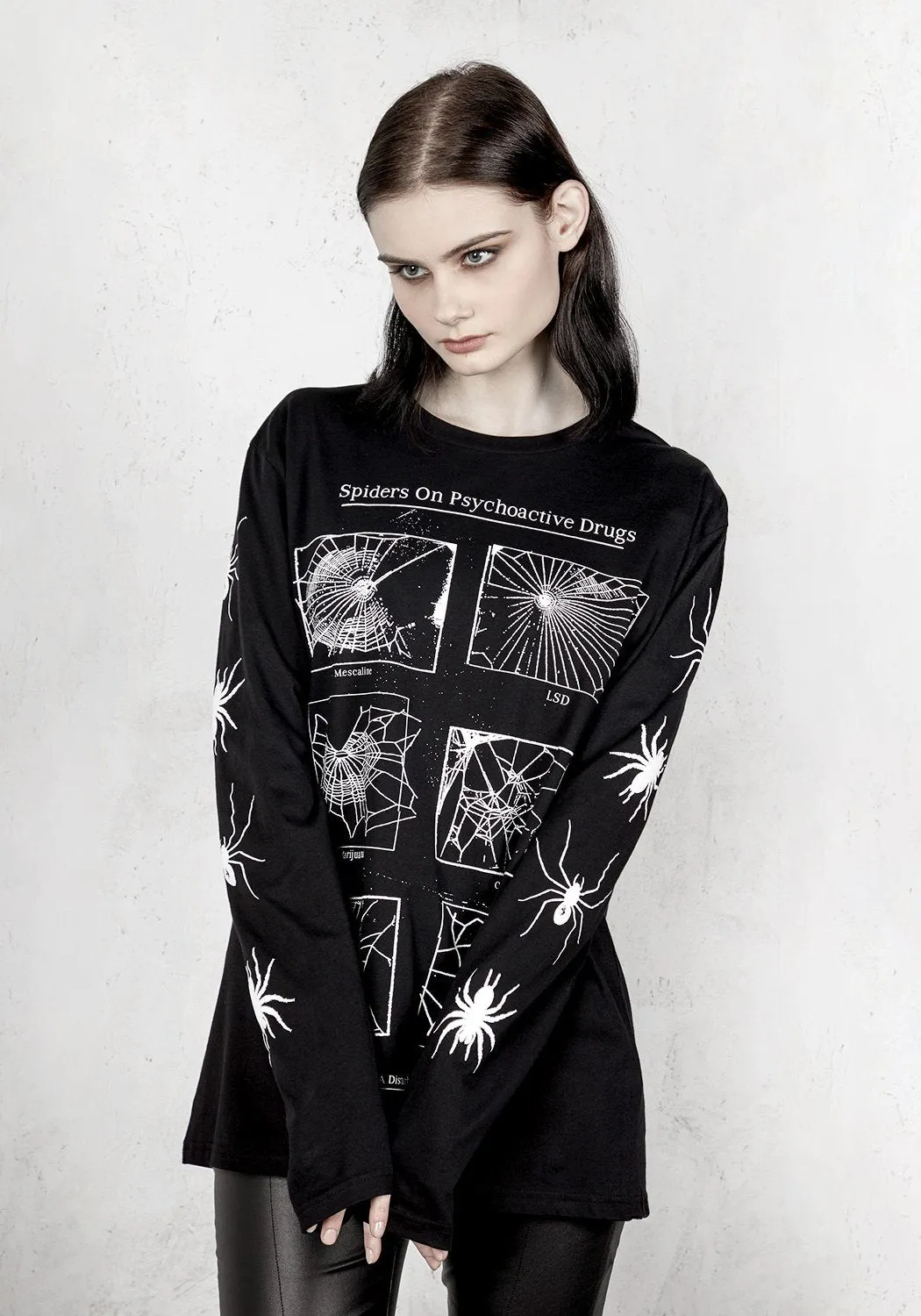 Spiders Long Sleeve T-Shirt sold by Disturbia product image thumbnail 3