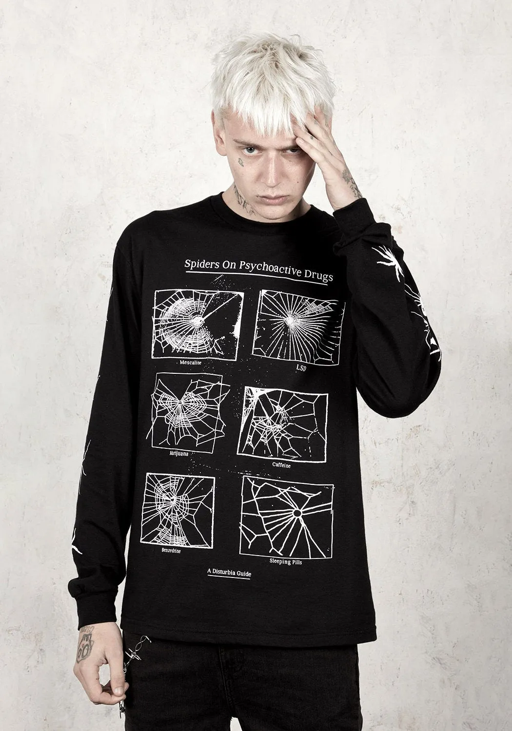 Spiders Long Sleeve T-Shirt sold by Disturbia product image thumbnail 4