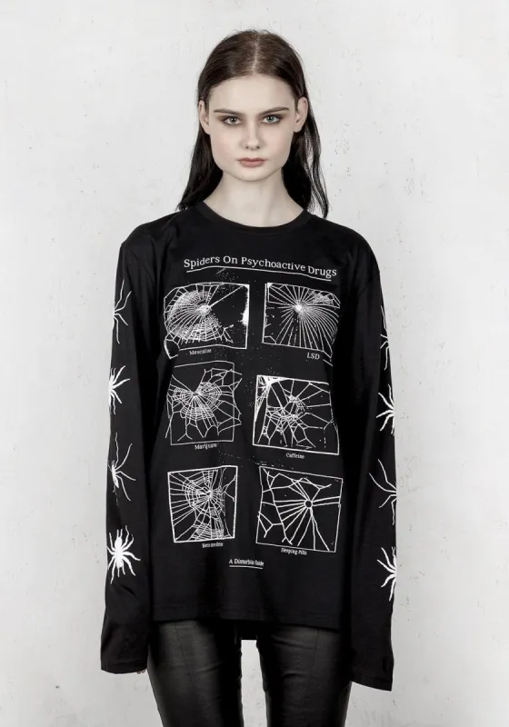 Spiders Long Sleeve T-Shirt sold by Disturbia