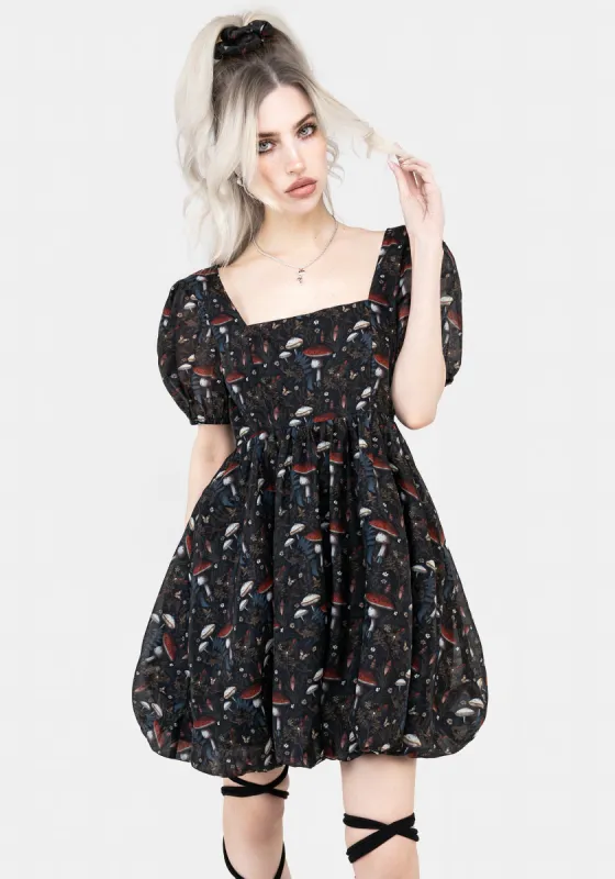 Amanita Organza Puffball Mini Dress sold by Disturbia