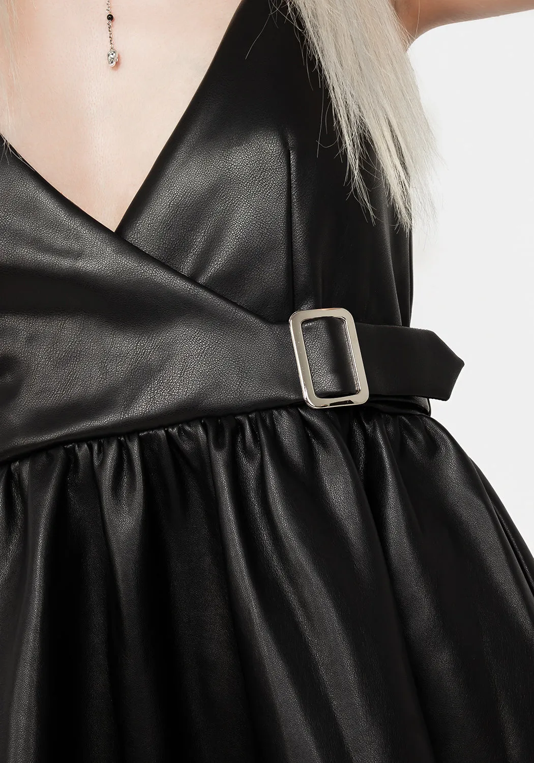 Opium Faux Leather Mini Dress sold by Disturbia product image thumbnail 3