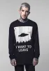 I Want To Leave Long Sleeve T-Shirt sold by Disturbia