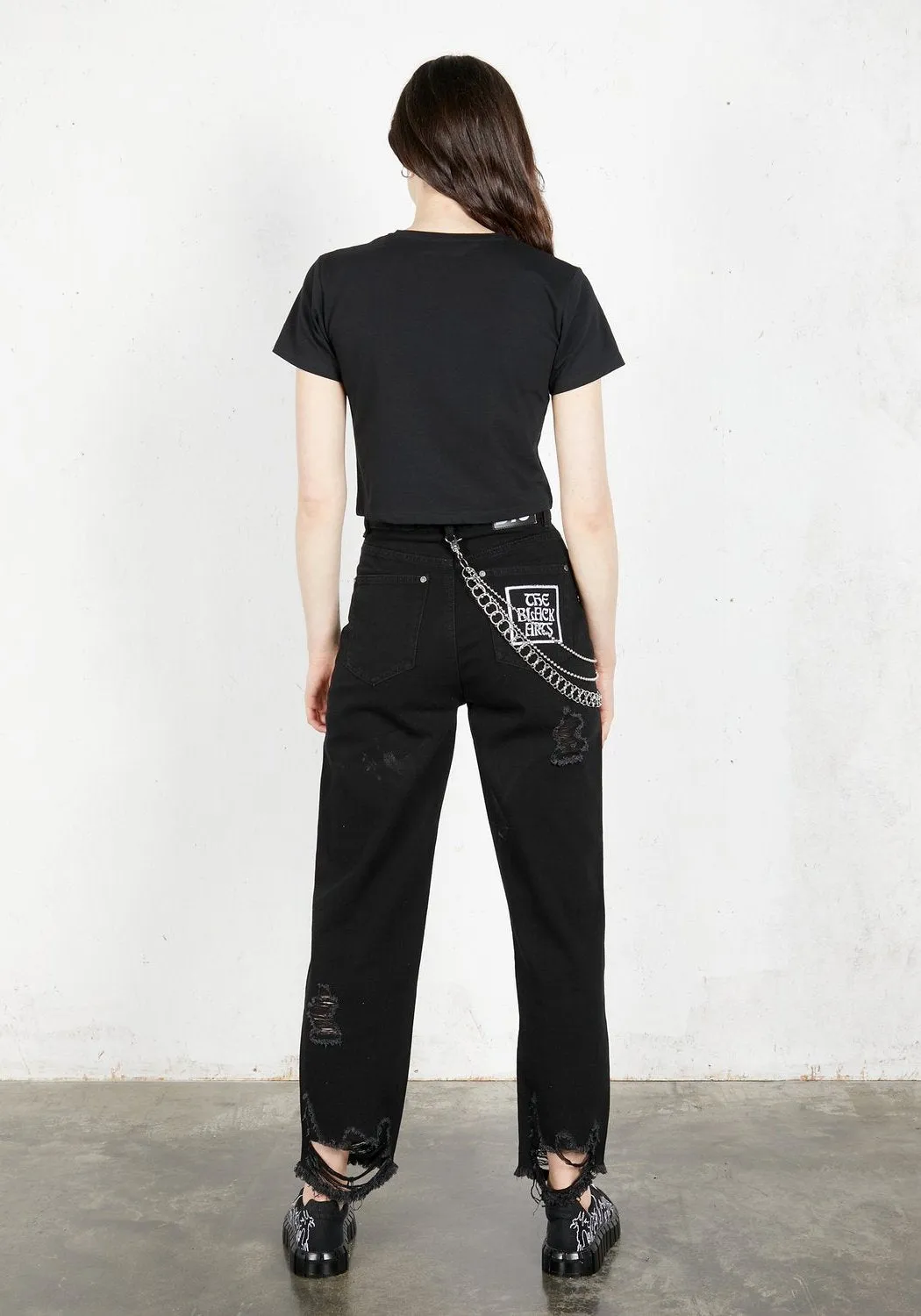Ghost Story Crop Tee sold by Disturbia product image thumbnail 3