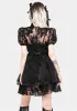 Spectre Layered Mini Shirt Dress sold by Disturbia