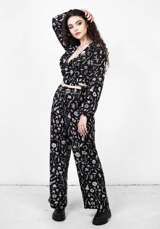HEDGEWITCH WIDE LEG TROUSER sold by Disturbia