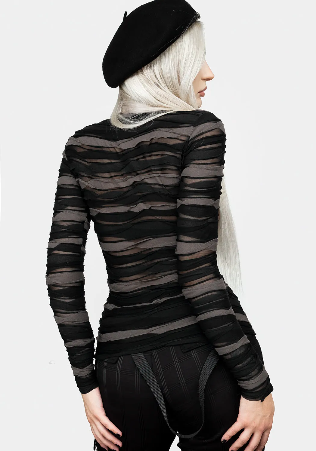 Distortion Top sold by Disturbia product image thumbnail 4