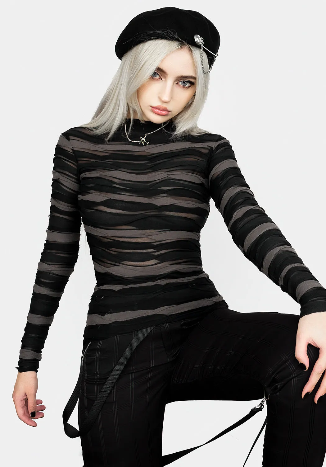 Distortion Top sold by Disturbia