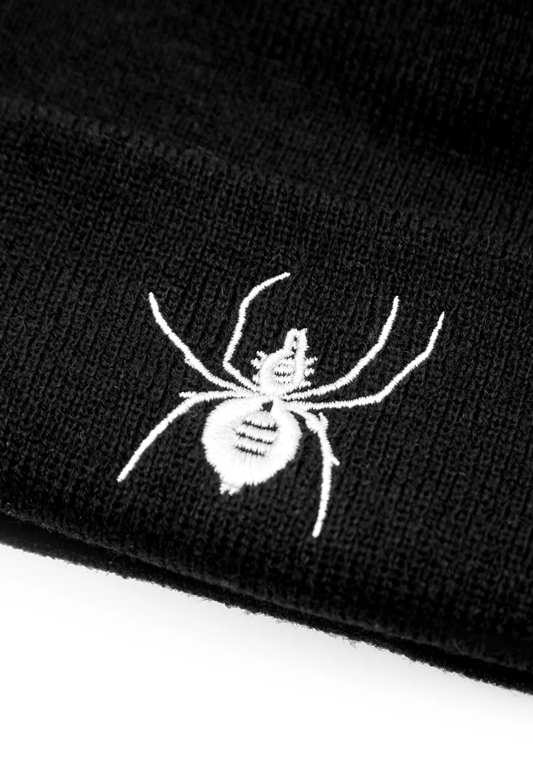 Spinneret Embroidered Pom Pom Beanie sold by Disturbia product image thumbnail 4