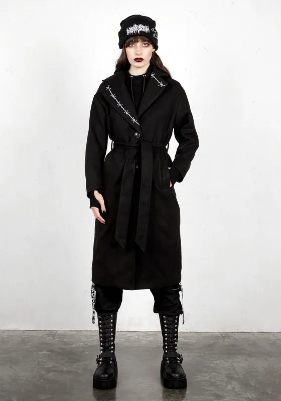 Barb Belted Coat sold by Disturbia