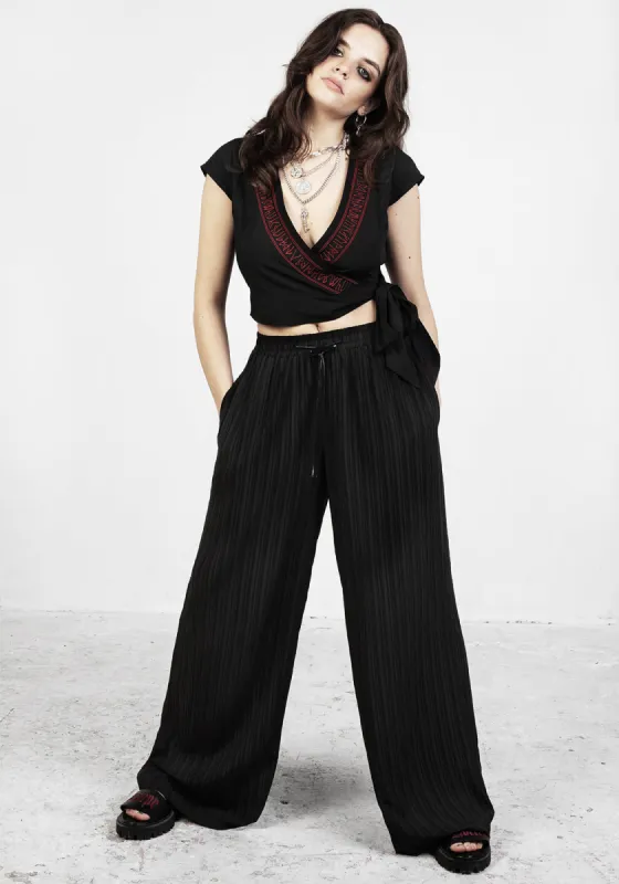 Litha Wide Leg Trousers sold by Disturbia