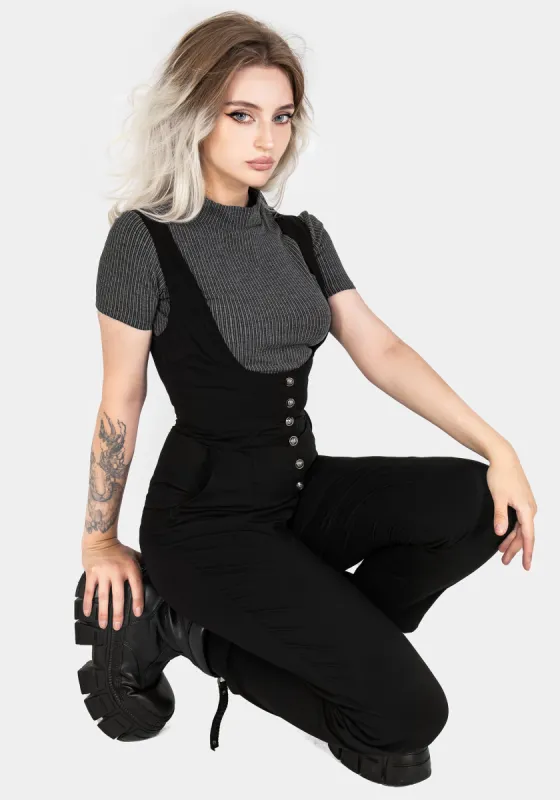 Alicia Tailored Suspender Jumpsuit made by Disturbia