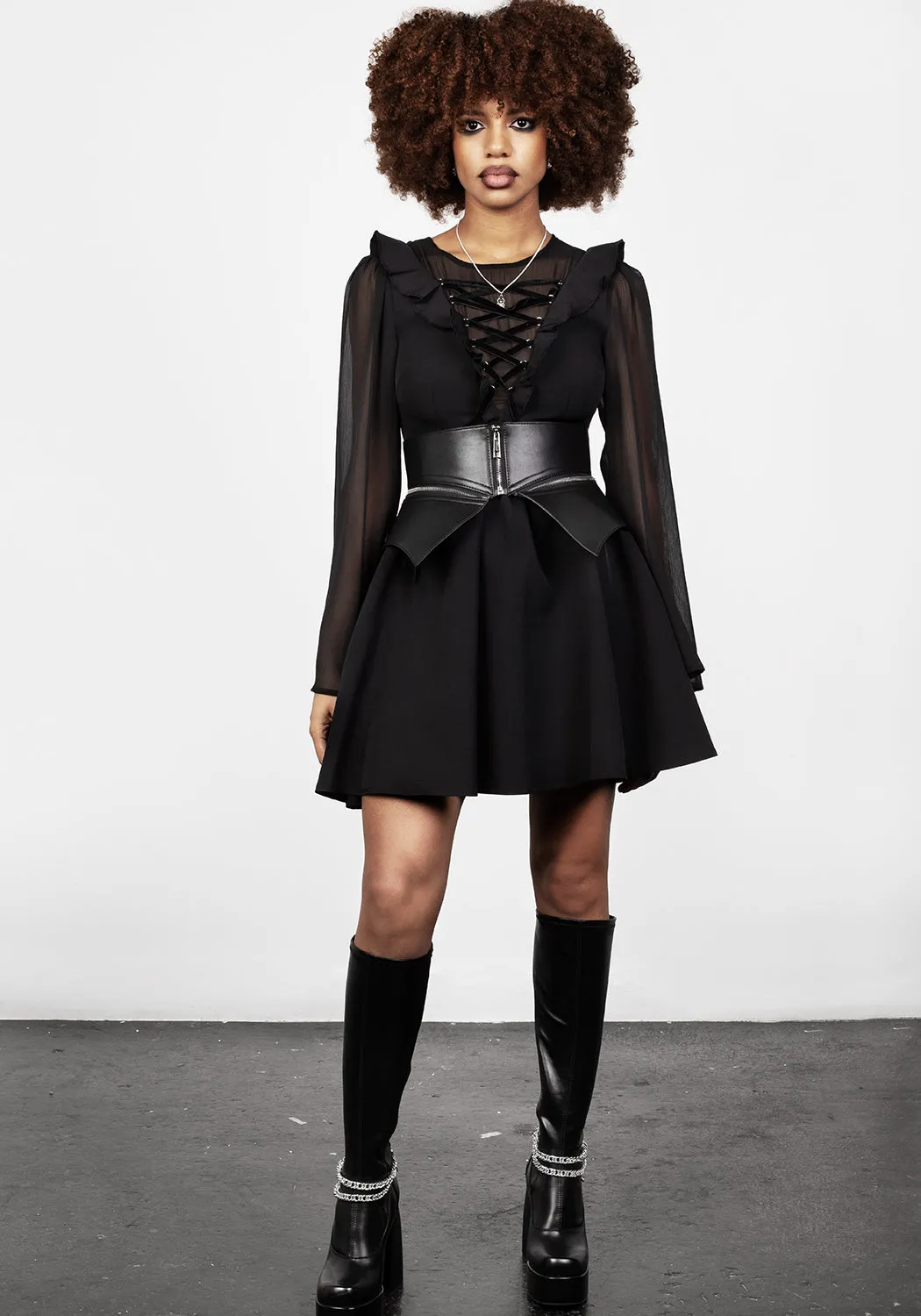 Bettie Peplum Waist Belt sold by Disturbia product image thumbnail 4