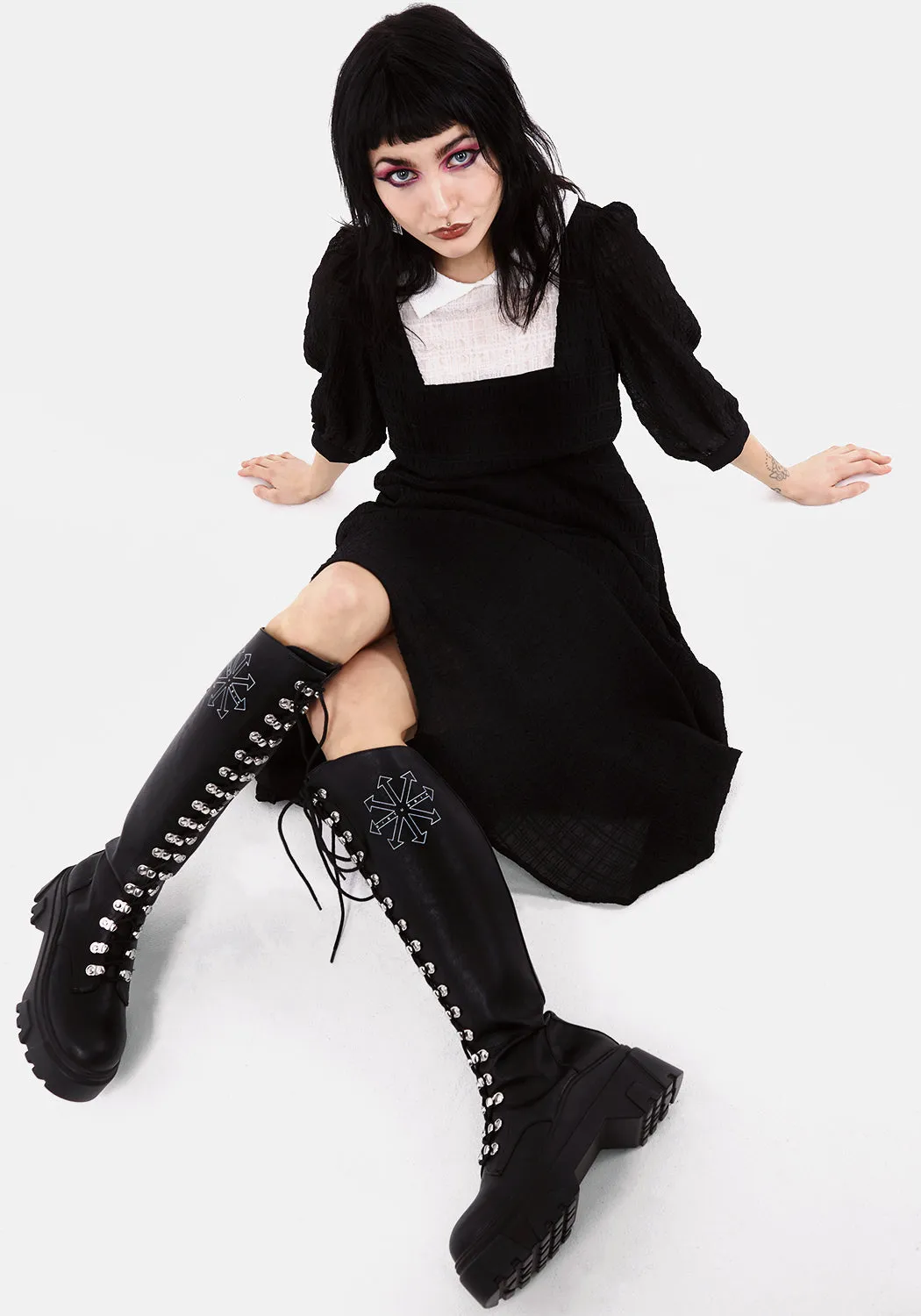 BELLATRIX PAGAN MIDI DRESS sold by Disturbia product image thumbnail 5