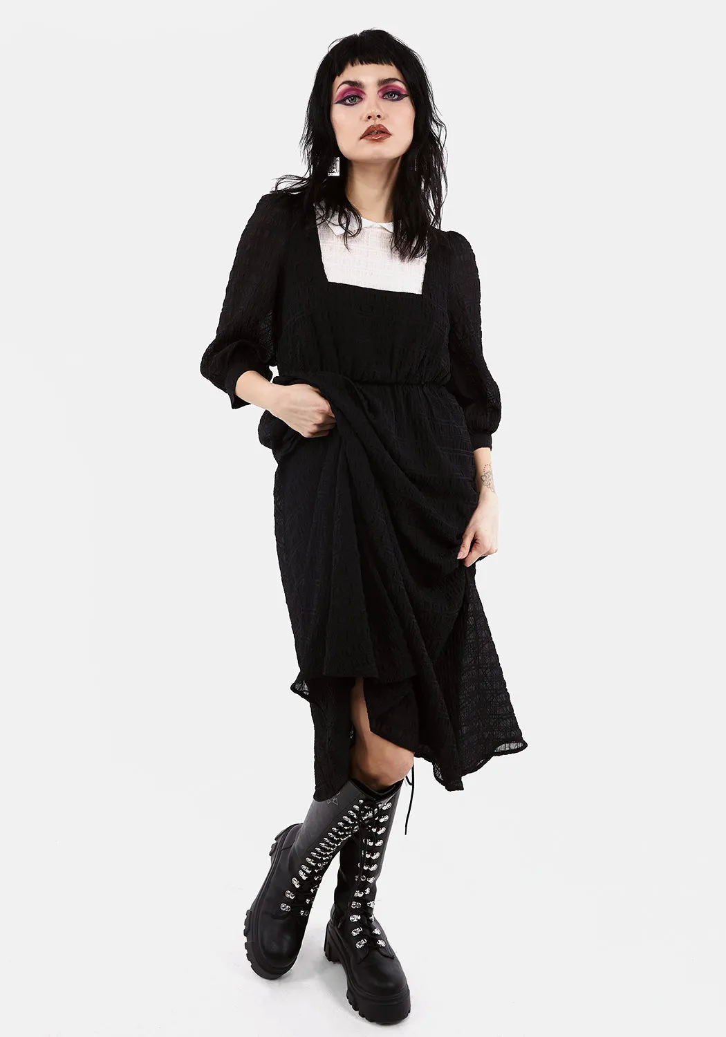 BELLATRIX PAGAN MIDI DRESS sold by Disturbia product image thumbnail 4