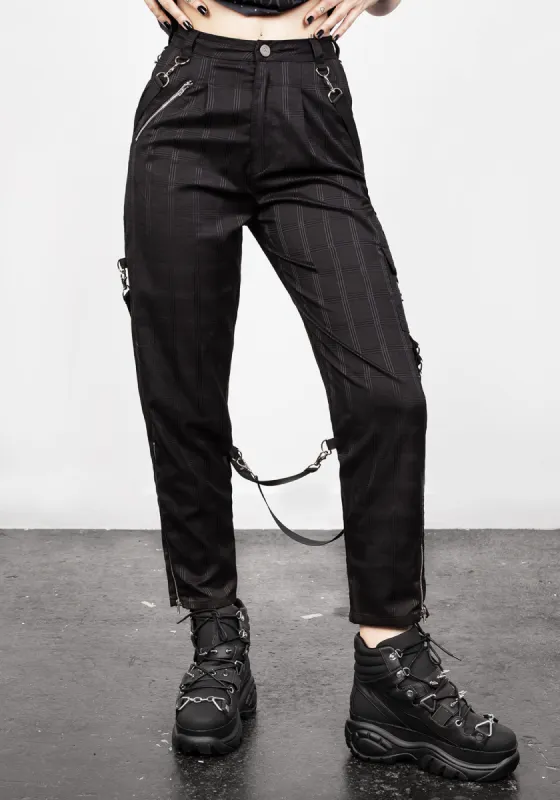 Mosh Strap Detail Trousers sold by Disturbia