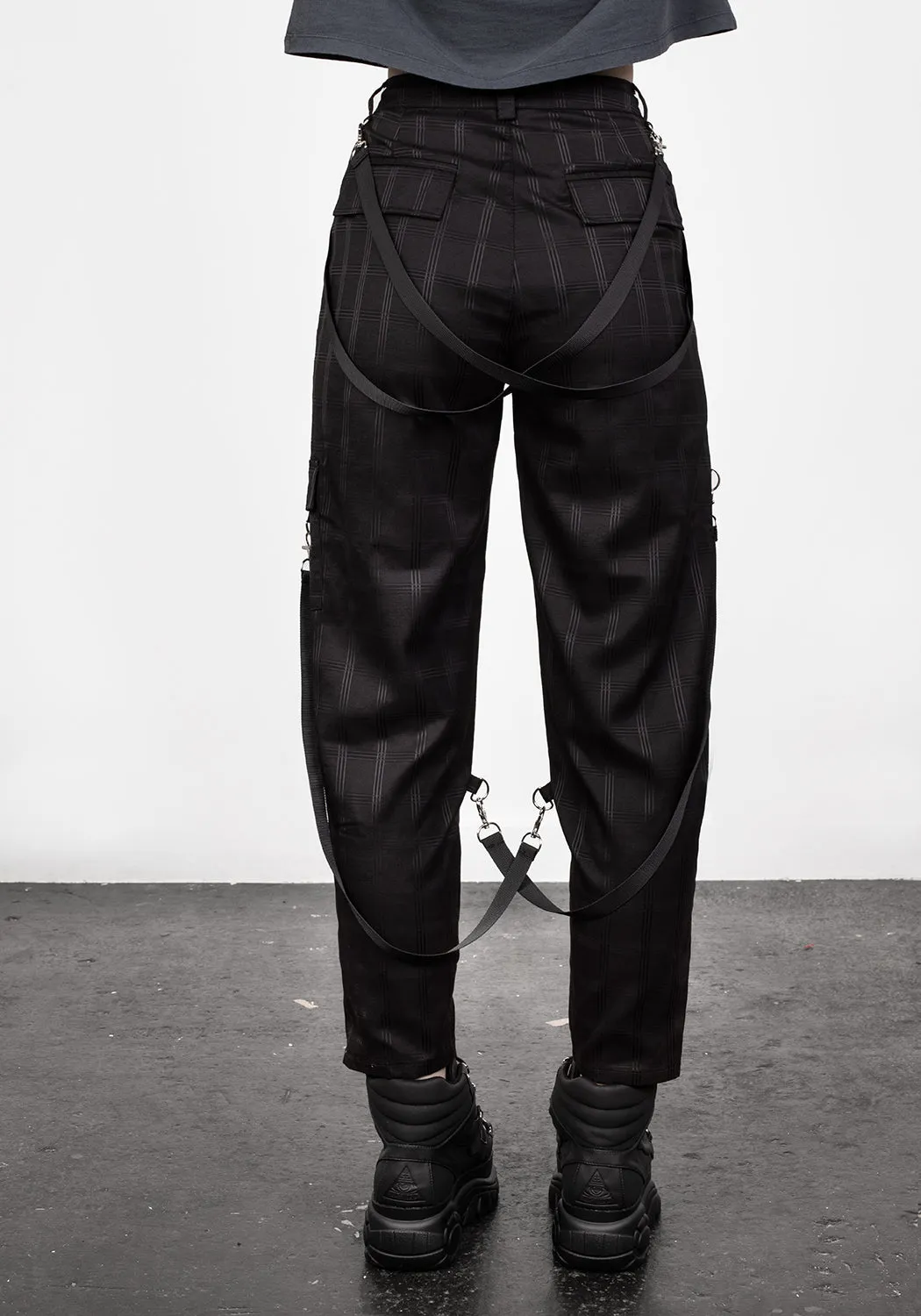 Mosh Strap Detail Trousers sold by Disturbia product image thumbnail 4