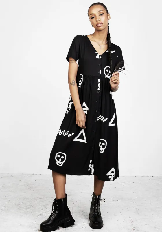 Alchemy Midi Dress sold by Disturbia