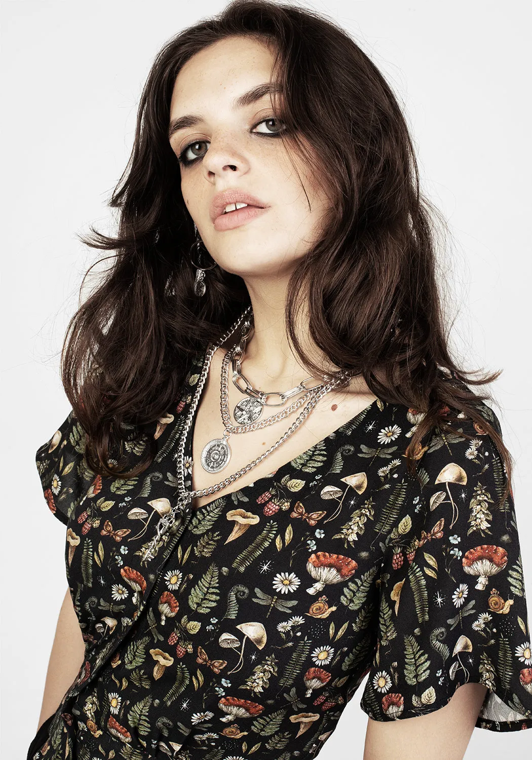 Luthien Button Up Top sold by Disturbia