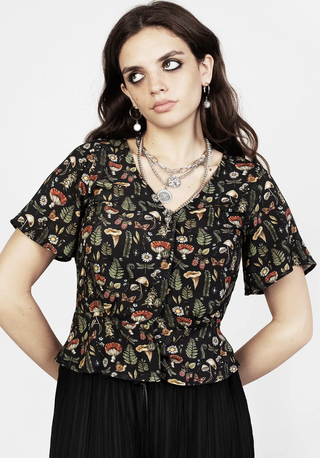 Luthien Button Up Top sold by Disturbia product image thumbnail 4