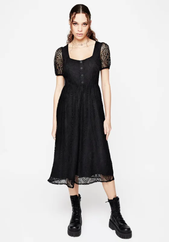 Harmonia Lace Midi Dress sold by Disturbia