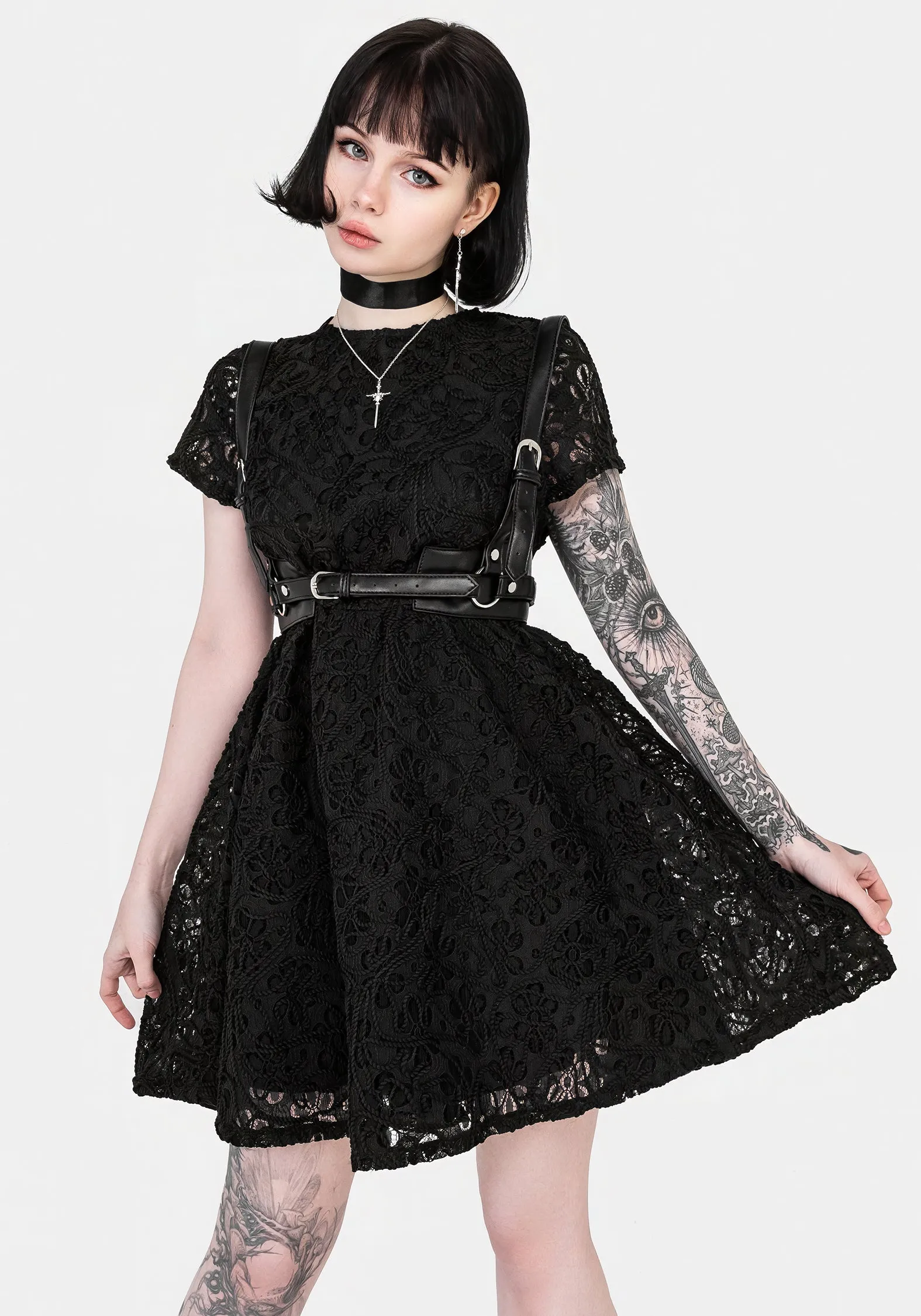 Maladie Mini Smock Dress sold by Disturbia