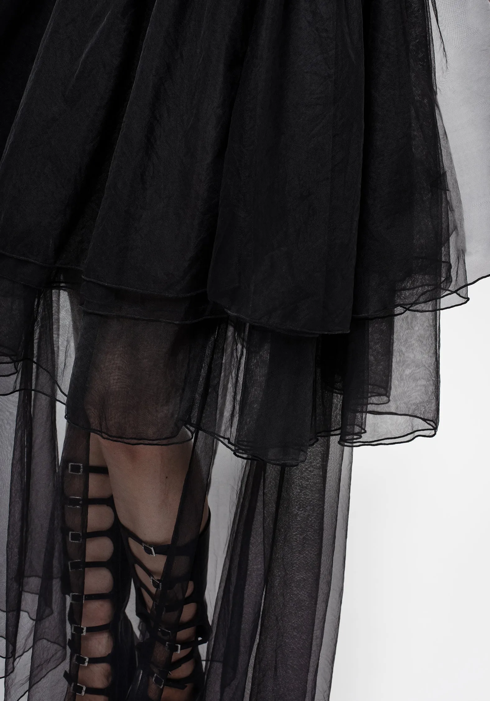 Headhunter Layered Tulle Maxi Skirt sold by Disturbia product image thumbnail 2