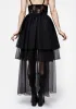 Headhunter Layered Tulle Maxi Skirt sold by Disturbia