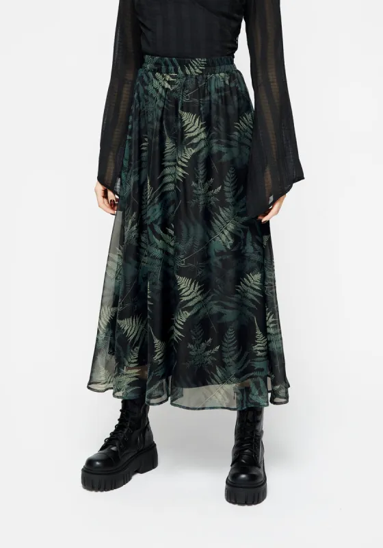 Fernery Chiffon Midaxi Skirt sold by Disturbia